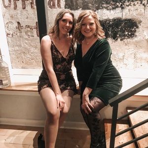 Free People Night Shimmers Mini Dress